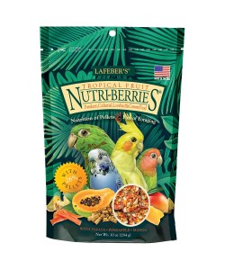Lafeber NutriBerries Tropical - Sm Parrot & Cockatiel 284g